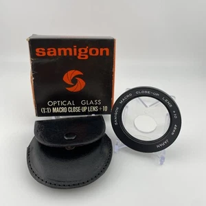 Samigon Macro Close-Up +10 46mm Camera Lens with Case Japan - Picture 1 of 4
