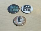 3 x Vintage The Men They Couldn't Hang Pin Badges 1980s 1" Original