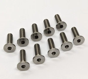 S1000RR Titanium front disc bolt kit 09-17 Ti disc mount bolts BMW RR R XR - Picture 1 of 6