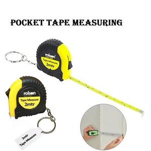 2 Metre Rolson Professional Lock Pocket Tape Measuring Retractable Metric Rule - Picture 1 of 12
