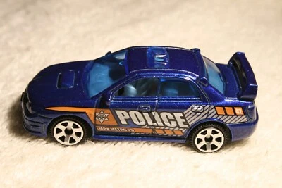 22 MATCHBOX BLUE METALLIC 2007 SUBARU IMPREZA WRX LOOSE MBX JAPAN TOURERS SERIES - Image 1 of 4