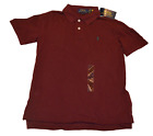 Polo Ralph Lauren Big Boys Basic Mesh Knit Polo Shirt Classic Wine M (10-12)