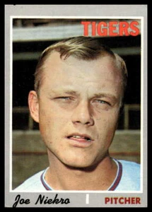 1970 Topps #508 Joe Niekro Tigres de Detroit en muy buen estado-en muy buen estado (mc) ¡Sin precio base! - Imagen 1 de 2