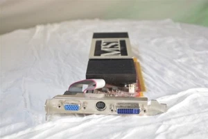 MSI GeForce 8400 GS NX8400GS-TD512EH Video Card PCie 512MB GDDR2 VGA S-Video DVI - Picture 1 of 1