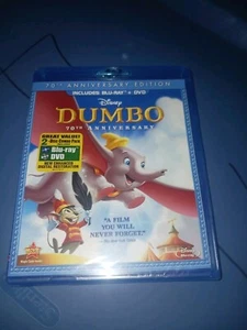 Disney’s Dumbo 70th Anniversary Blu-Ray + DVD SEALED - Picture 1 of 2