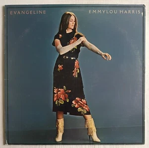 Emmylou Harris Evangeline Vinyl LP Record Album & Record Sleeve With Lyrics - Picture 1 of 10