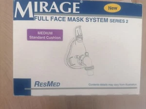 ResMed Mirage CPAP Full Face Maske bei Schlafapnoe, Größe LARGE. - Bild 1 von 6