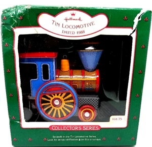 Vintage 1988 Hallmark Collector's Series Blechlok Ornament mit Box - Bild 1 von 4