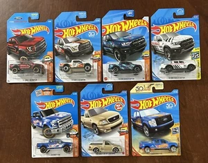 Hot Wheels 99 2009 15 17 19 FORD F-150 RANGER RAPTOR SVT Lightning - Lotto di 7 - Foto 1 di 9