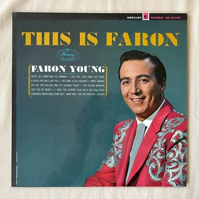 FARON YOUNG This Is Faron 1963 Vinyl LP Mercury SR 60785 - VG Foto 1 de 4