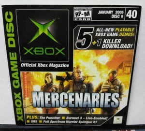 DISCO DE DEMOSTRACIÓN OFICIAL DE LA REVISTA XBOX #40 ENERO 2005 MERCENARIOS / THE PUNISHER + 3 - Imagen 1 de 8
