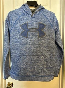 UNDER ARMOUR STORM1 Sudadera con Capucha Juvenil Grande Suelta Cold Gear Azul - Imagen 1 de 5