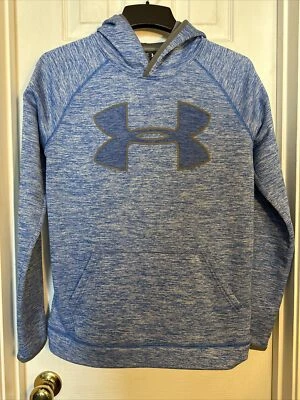 UNDER ARMOUR STORM1 Sudadera con Capucha Juvenil Grande Suelta Cold Gear Azul Foto 1 de 4