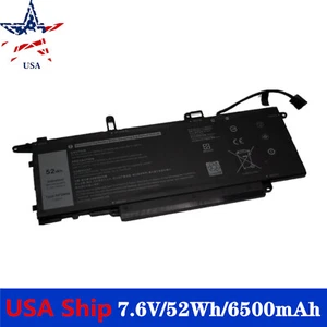 Replacement Latitude 7400 52Wh 7.6V Laptop Battery NF2MW USA - Picture 1 of 2