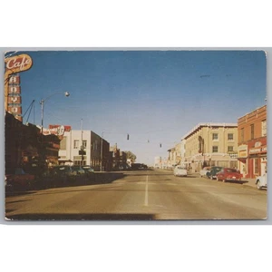 Main Street, Burley, Idaho, Vintage Post Card. - Picture 1 of 2
