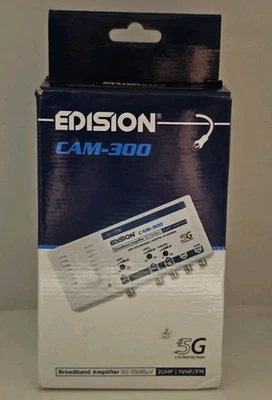 CAM-300 Mehrbereichsverstärker 2UHF 1VHF/FM 18-34db 115dBmV geeignet für Kabe... - Bild 1 von 4