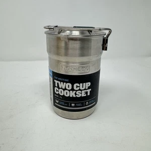 Juego de cocina de dos tazas Stanley tazas de acero inoxidable 24 oz campamento para 2 personas NUEVO - Imagen 1 de 5