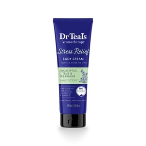 Dr Teal's Aromatherapy Stress Relief Body Cream, Eucalyptus & Citrus, 8 fl oz - Picture 1 of 11