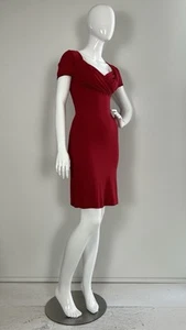 Vivienne Westwood red cocktail dress with wrap bust. Size XS (stretchy) - Picture 1 of 13