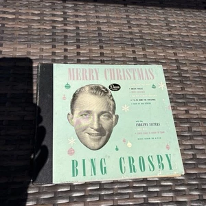 Merry Christmas Bing Crosby Decca Album A-550 - Picture 1 of 12