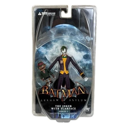 NUEVO DC Direct Batman Arkham Asylum El Guasón con Scarface Serie 1 Figura Foto 1 de 4