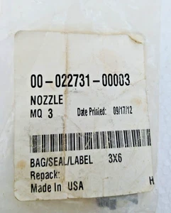 OEM NOZZLE MQ3 - P/N 00-022731-00003 | Made in USA | New, Sealed - Picture 1 of 2