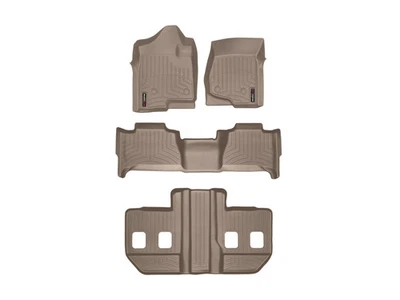 WeatherTech Floor Mats FloorLiner for - Cadillac Escalade ESV - Full Set - Image 1 of 4