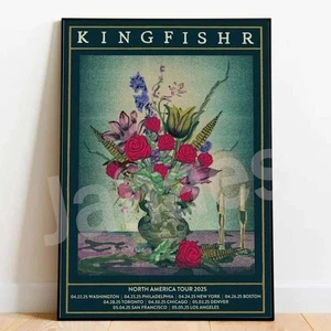 Kingfishr North America Tour 2025 Poster, Music Wall Art Print Decor, Noframe - Picture 1 of 2