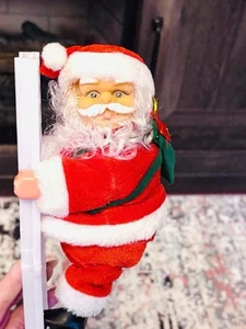Santa Claus eléctrico de colección para escalar - canta - requiere 2 pilas AA - Imagen 1 de 7