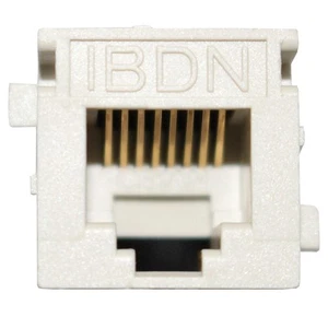 CONECTOR MODULAR USOC BELDEN AX101034, MDVO, RJ45, ACABADO ALMENDRA - Imagen 1 de 3