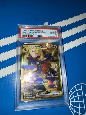 Pokémon TCG Cynthia's Garchomp EX Holo Card 241/182 Sv10: Destined Rivals - Image 1 of 3