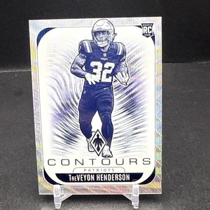 TreVeyon Henderson 2025 Panini Phoenix RC #22 Contours Wave 295/299 Patriots HP2 - Picture 1 of 2