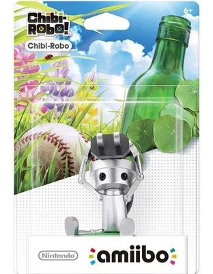NEW Chibi-Robo Amiibo Nintendo Figure Factory Sealed Zip Lash Figurine