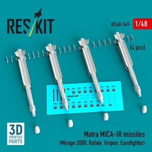 Misiles Matra MICA-IR 1:48 (Mirage 2000, Rafale, Gripen, Eurofighter) RS48-0549 - Imagen 1 de 3