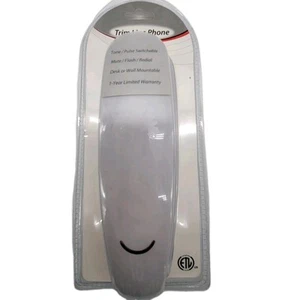 Telefono Intertek con cavo bianco trim line pulsante modello ATC-161 NUOVO SIGILLATO - Foto 1 di 4