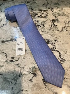 NWT / BLOOMINGDALES 100% SILK MENS TIE / BLUE $59 - Picture 1 of 3