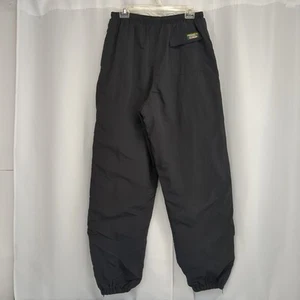 LL Bean Men's Insulated Snow Ski Black Pants Size Large Vintage USA Made - Picture 1 of 9