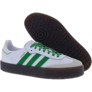 Nuevo con etiquetas Adidas para mujer SAMBAE W FTWR blanco verde/blanco roto-talla 8,5 EE. UU. - Imagen 1 de 4