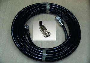 10 m H 2010 konfektioniert mit 2 x N-Stecker / 50 Ω Koaxialkabel - Picture 1 of 1