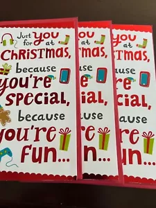 Funny Christmas Cards With Gift Card Holder Holiday Gift Card Holder x 3 - Picture 1 of 9