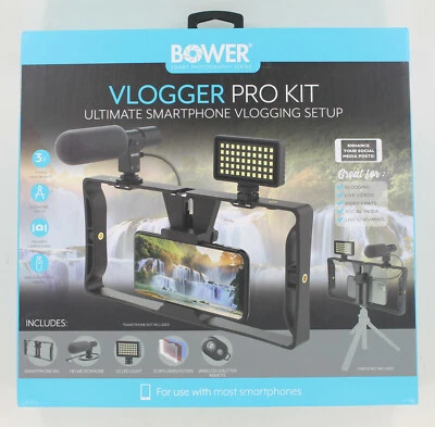Nuevo Kit Bower Vlogger Pro - Configuración de Vlogging para Smartphone  Foto 1 de 3