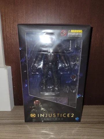 Red Hood Hiya Toys Injustice 2 DC Exquisite Mini 1 18 4" Figure RARE Cover