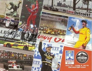 2019 RON FELLOWS JOHNNY O'CONNELL signed IMSA DETROIT GP 30y FOTOKARTE POSTKARTE - Bild 1 von 2