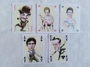 CARTE CARICATURA PERSONAGGI CINEMA MUSICA CIAK scegli da menu - Picture 1 of 2