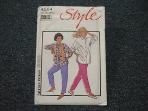 VINTAGE STYLE DRESSMAKING PATTERN # 4564 ~GIRLS SHIRT, PANTS~SIZES 7-10 UNCUT FF - Picture 1 of 6