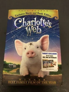 Charlotte's Web Limited Edition Gift Set DVD 2006 Movies Plus Book, bookmark - Picture 1 of 6