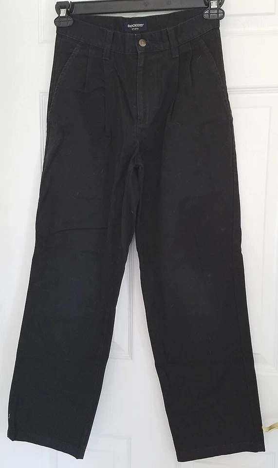 Pantalones negros DOCKERS - Niñas 12 regulares - 26 x 27 Foto 1 de 3