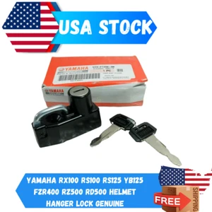 FOR HELMET HANGER LOCK Yamaha RX100 RS100 RS125 YB125 FZR400 RZ500 RD500 Genuine - Picture 1 of 4
