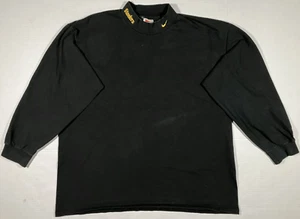 Nike Pittsburgh Steelers Shirt Rollkragen Schwarz NFL 90s Made USA Herren Größe 2XL - Bild 1 von 14