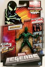 SpiderMan Marvel Legends black and green costume Arnim Zola Build a Figure 2012